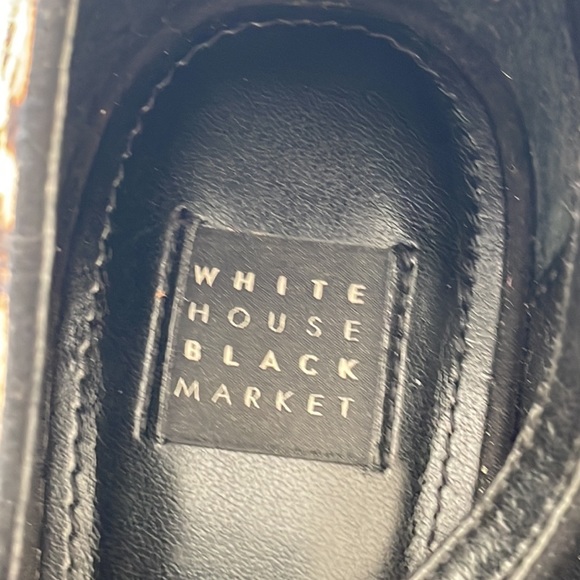 White House Black Market Bethenny Leopard Print Shoes Sz 9 - Picture 10 of 11